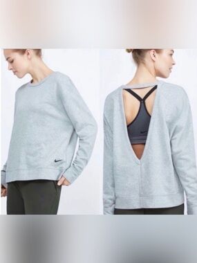 Nike Dri-Fit Open Back Sweatshirt
